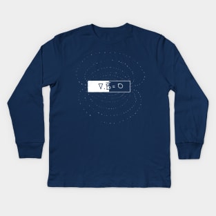 magnetic field in a magnet Kids Long Sleeve T-Shirt